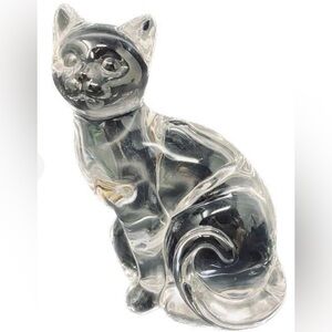 Vintage Lenox  Cool Beauty Crystal Cat Figure